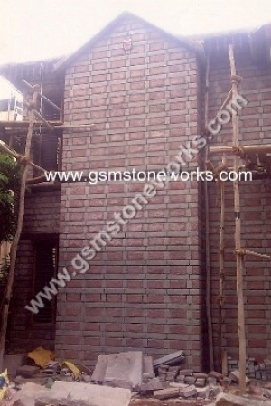 Pink stone cladding (6) 